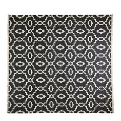 RUG BLACK IVORY WOOL XXL 